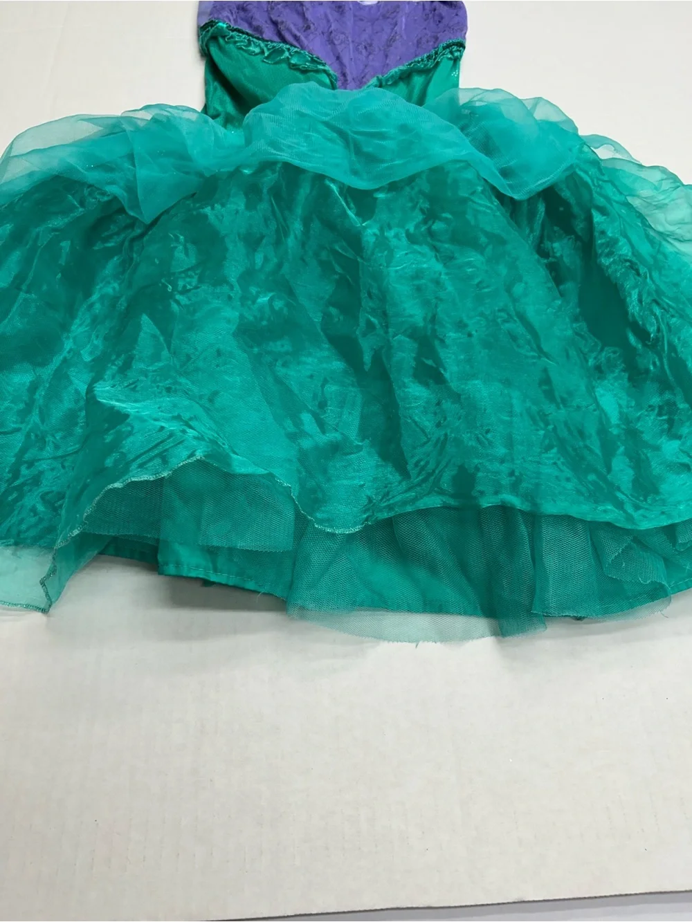 Disney Princess Ariel The Little Mermaid Costume Dress Toddler Girls Size 3T-4T